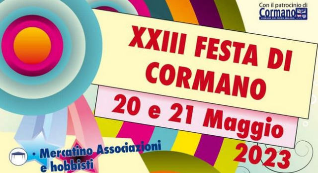 Festa di Cormano, 21 maggio 2023: divieti e indicazioni viabilistiche