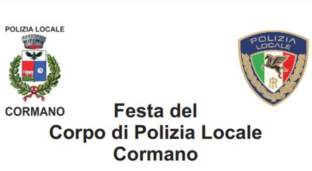 Festa del Corpo di Polizia Locale di Cormano - venerdì 20 gennaio