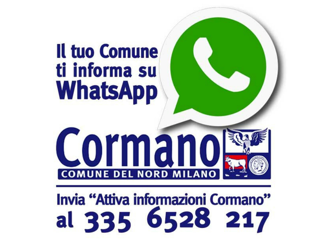 Servizio WhatsApp comunale: aggiornamento termini del servizio