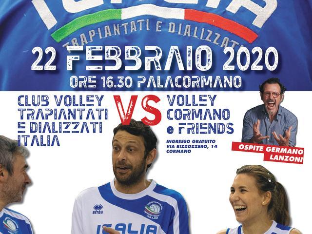 Cormano per la Vita:  sport, incontro e momenti di riflessione con l'Italia Volley trapiantati