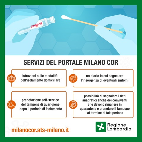 Milano COR: il portale per i cittadini positivi al Covid 19