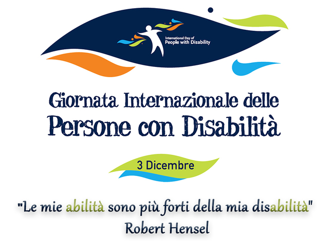 3 Dicembre: Giornata Internazionale delle persone con disabilità 
