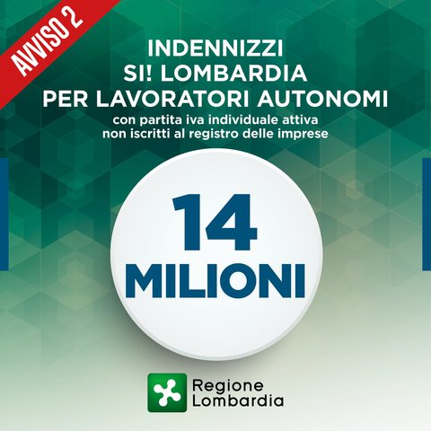 Sì! Lombardia - Contributi per P. IVA individuali - Avviso 2