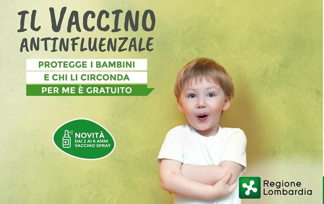 Vaccino antinfluenzale gratuito per i bambini 