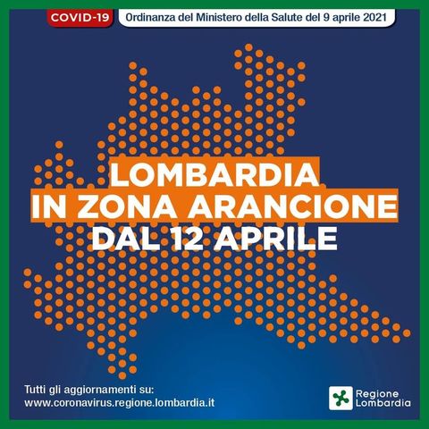 Coronavirus: nuove misure valide in Lombardia - zona arancione dal 12 aprile