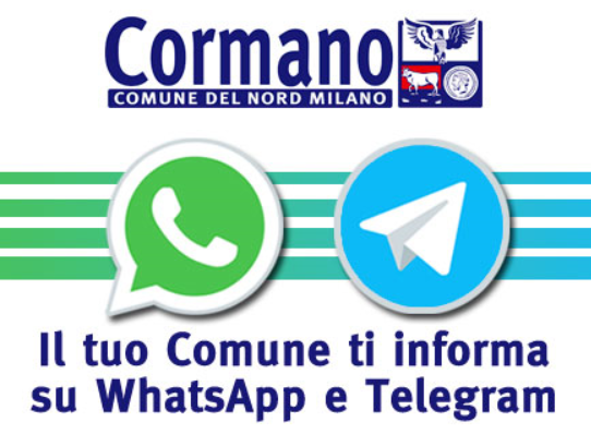 Attivo il canale Telegram @ComuneCormano